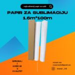 PAPIR ZA SUBLIMACIJU 1.6 x 100m